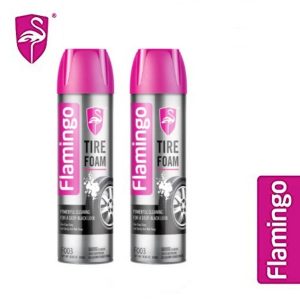 Pack of 2 Flamingo Tire Foam Spray (Imported)